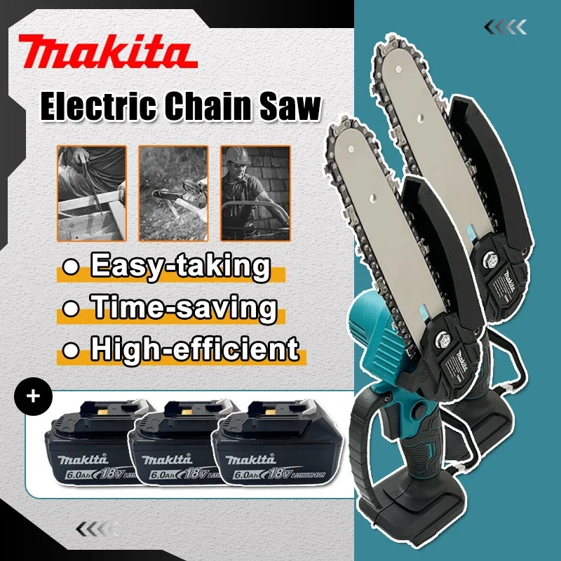 Gardening Tools Battery Powered - Электрическая цепная пила Makita 6 дюймов,