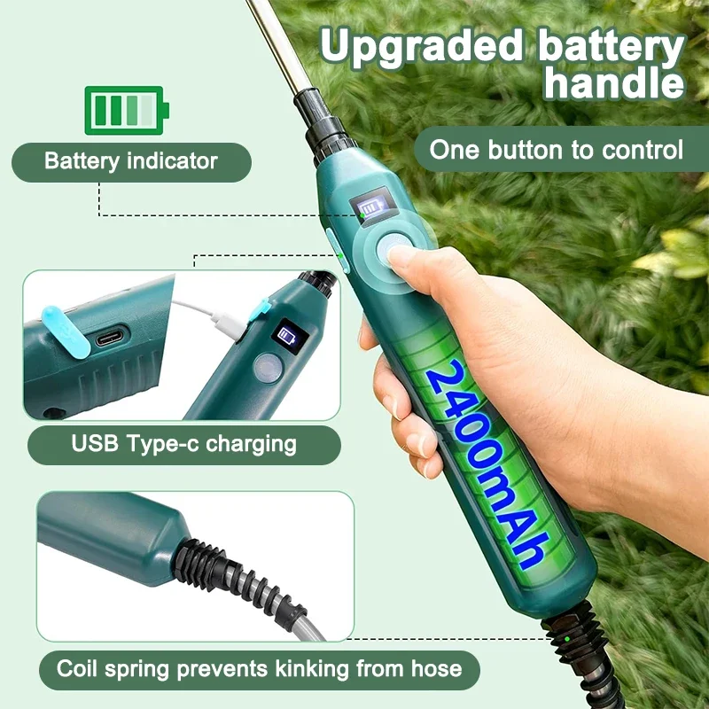 Gardening Tools Lowes - Электрический садовый опрыскиватель 2400 мАч, портативный