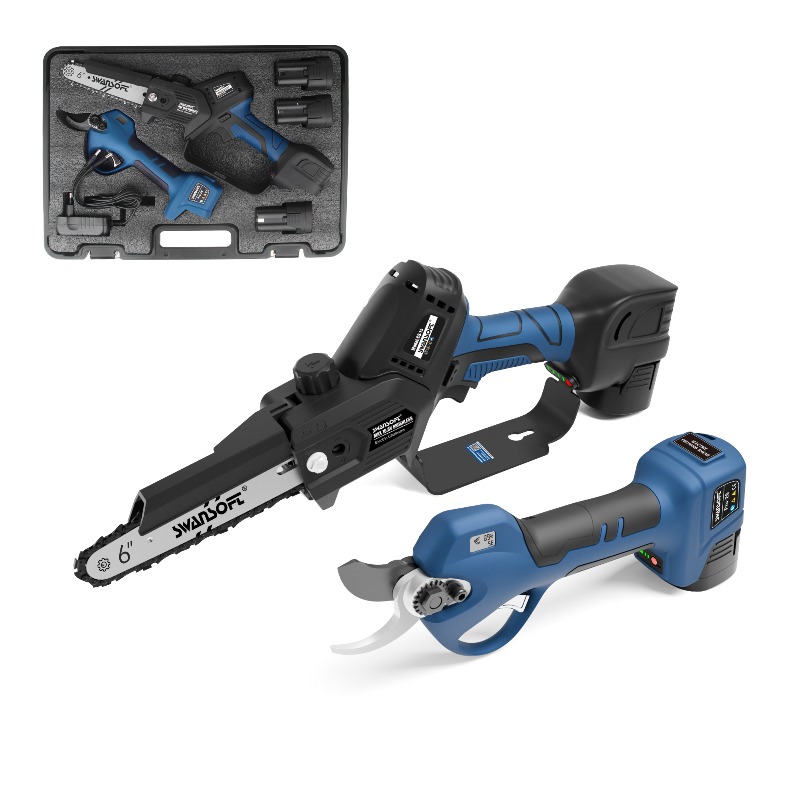 Gardening Tools Set - 【Бестселлер】Беспроводной бесщеточный электрический набор инструментов 2-в-1: