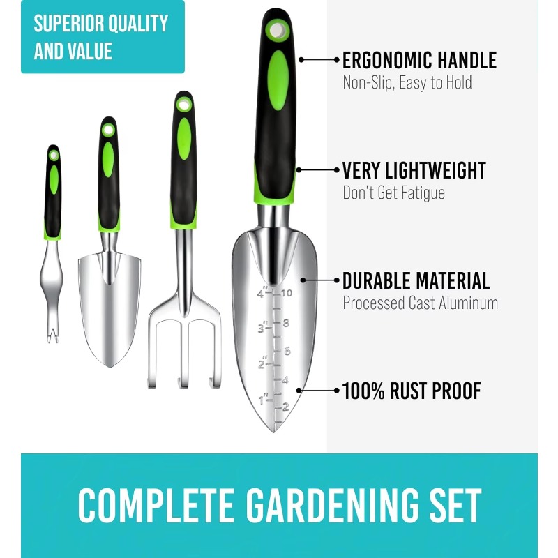 Набор из 9 эргономичных садовы – обзор и цена Gardening Hand Tools Yard