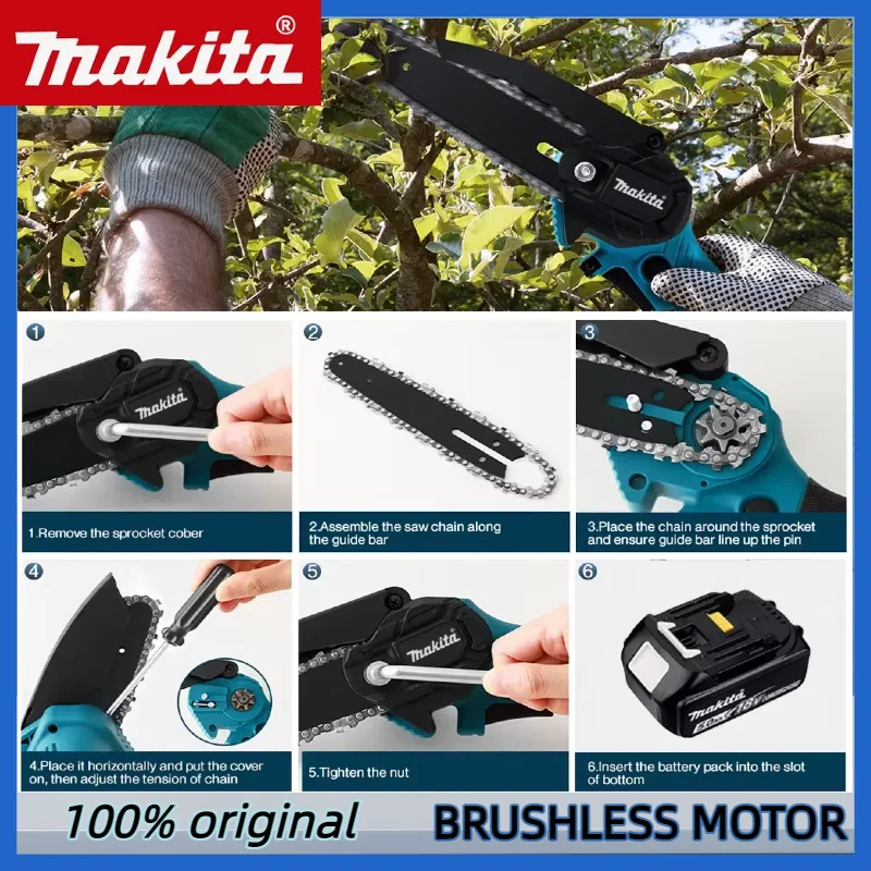 Электрическая цепная пила Maki – обзор и цена Gardening Tools Battery Powered