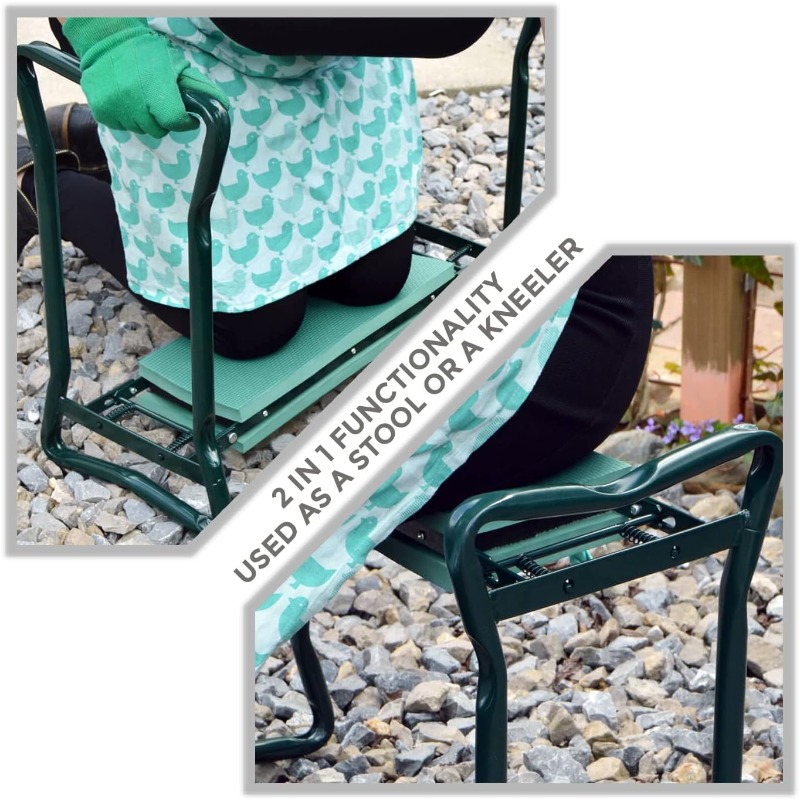 Складной садовый стул-табурет  – обзор и цена Garden Kneeling Pad
